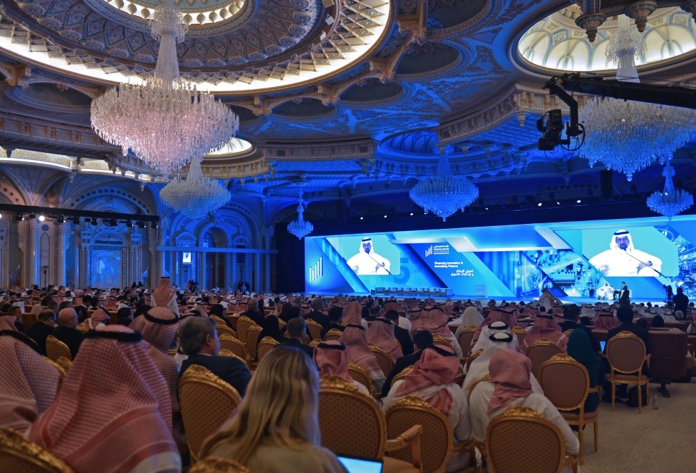 the Financial Sector Conference in progress in Riyadh on Wednesday.  — AFP