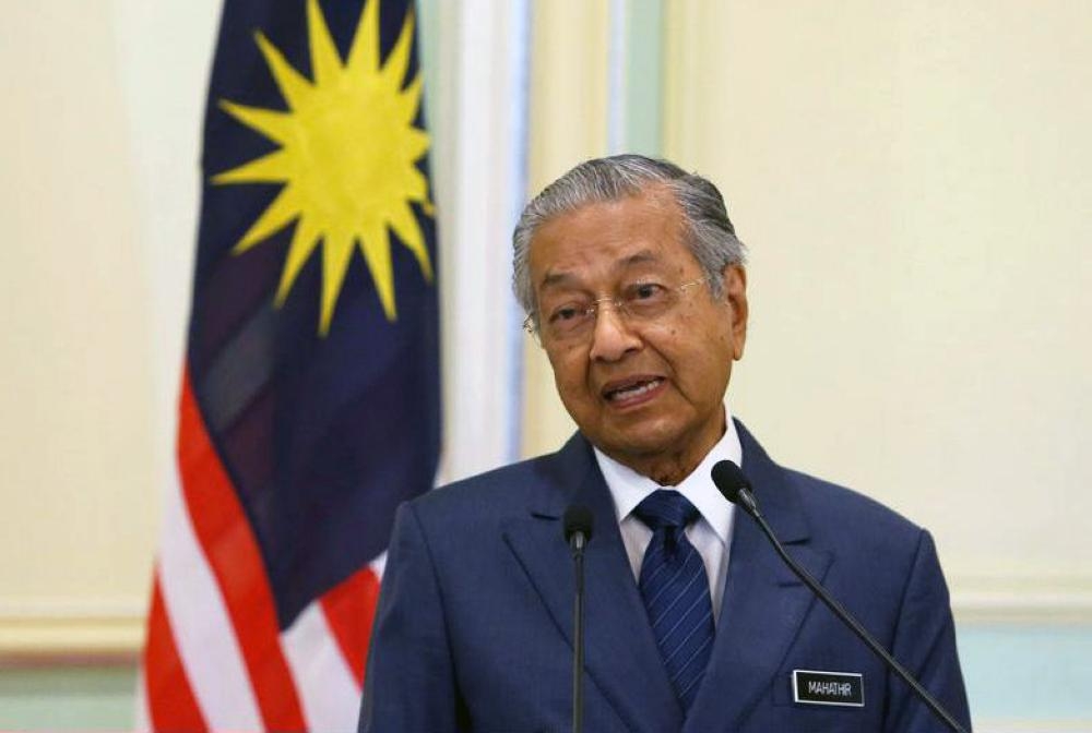 File photo shows Mahathir Mohamad, Malaysia's prime minister, who wants Formula One to return to the country. — Reuters