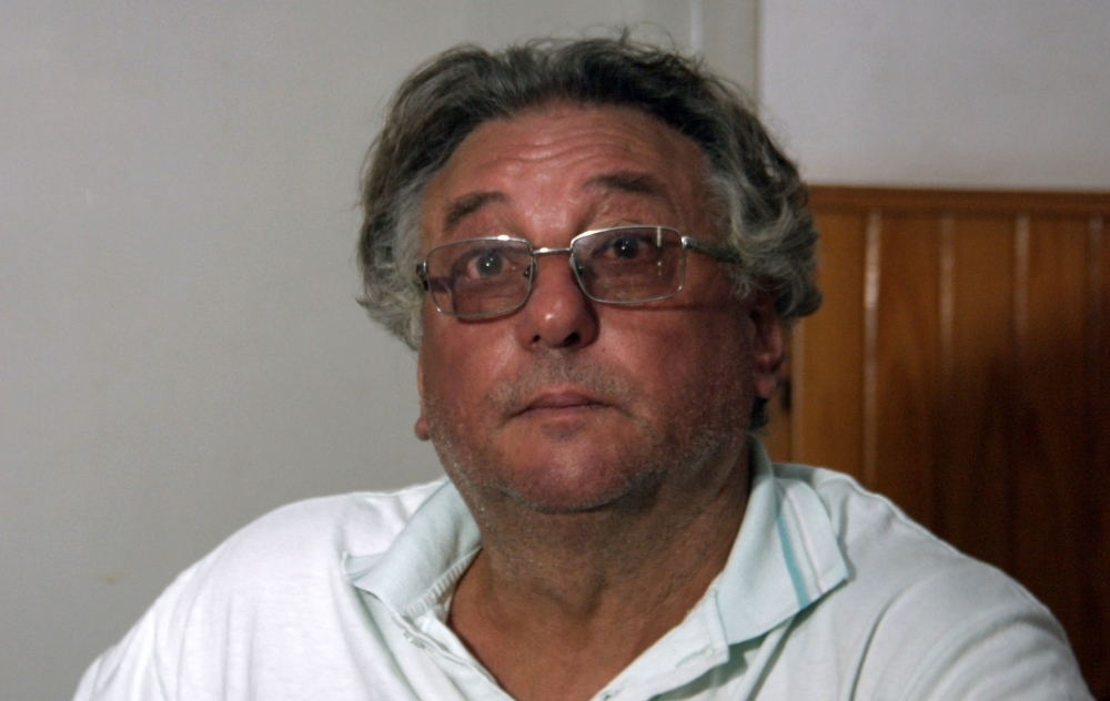 Horacio Sala, father of late Argentine footballer Emiliano Sala, gestures during an interview at his home in Progreso, Santa Fe province, Argentina, in this Feb. 8, 2019 file photo. — AFP