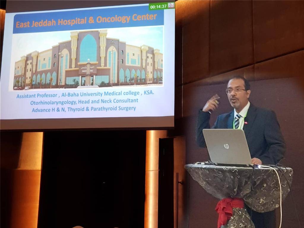 Dr. Rajab Alzahrani and Dr. Khalid Alahmadi spoke about their experiences in intraoperative neuro-monitoring during head and neck surgery at East Jeddah Hospital.