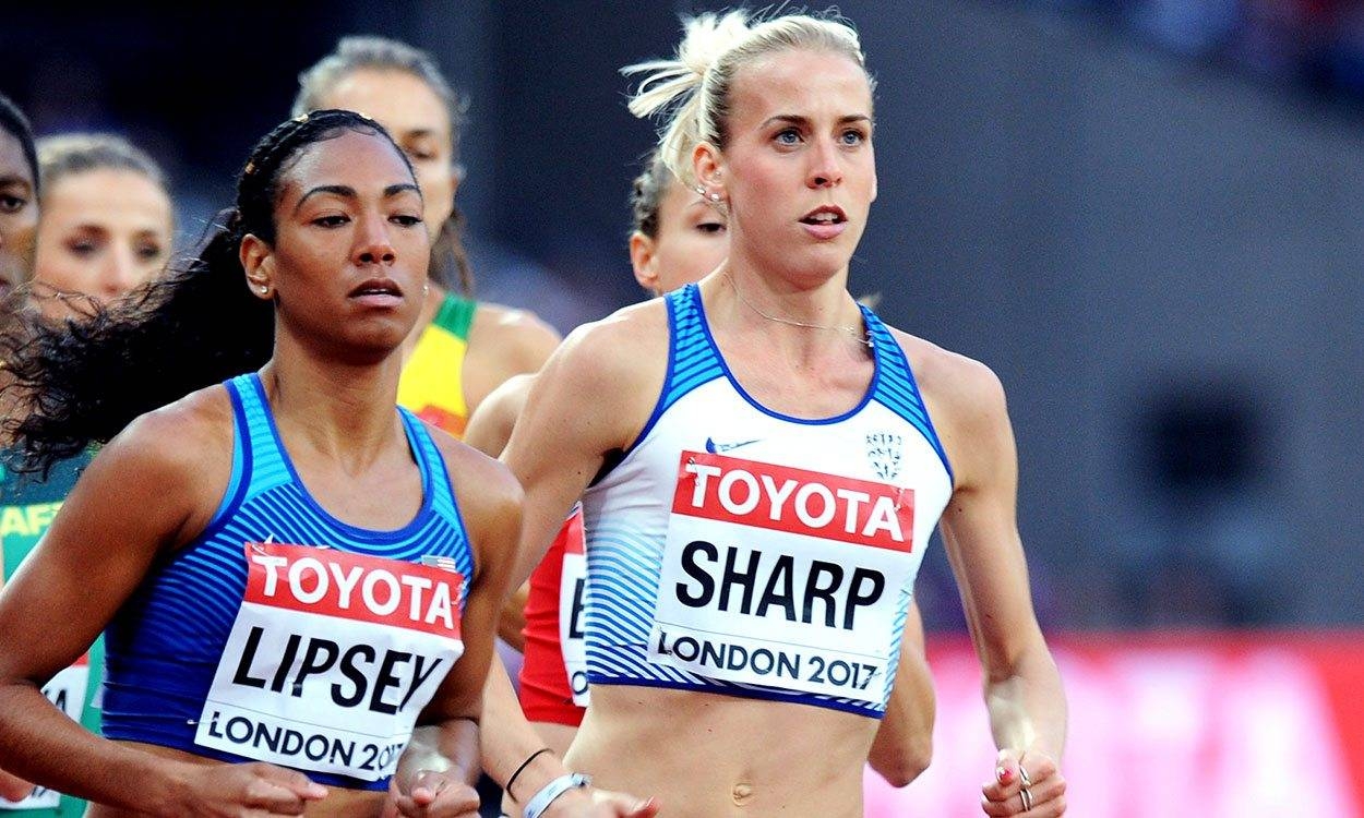 British runner Lynsey Sharp said on Friday she had received death threats for past comments about South African Caster Semenya's 