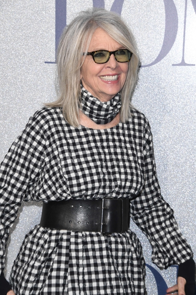 US actress Diane Keaton attends the premiere of STX Entertainment's 