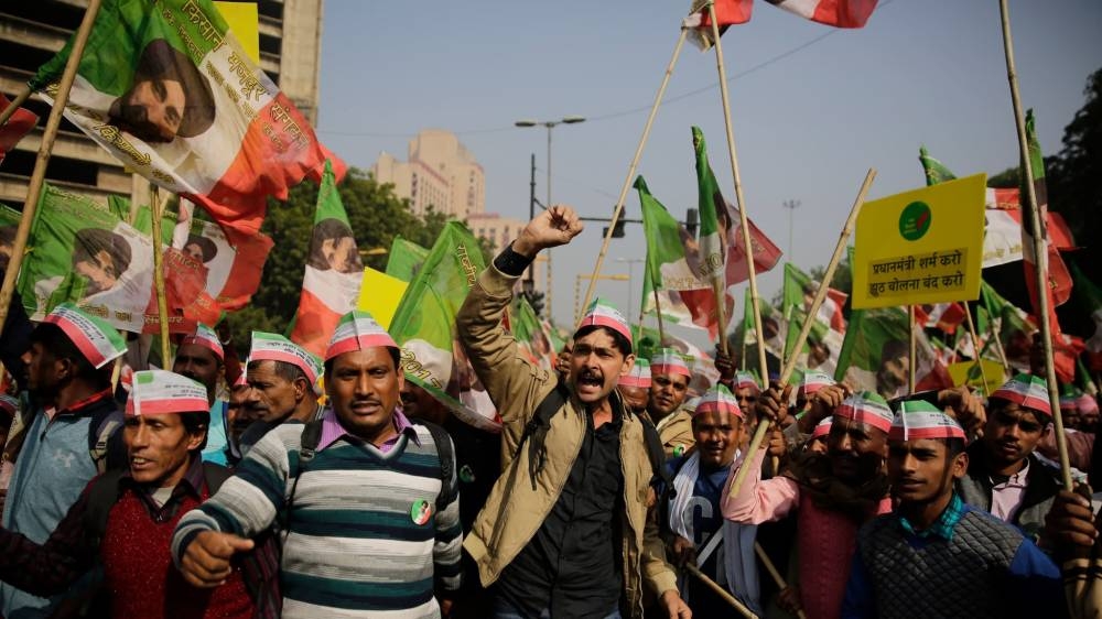 Angry Indian farmers threaten to oust Modi in 2019 election. - Courtesy photo