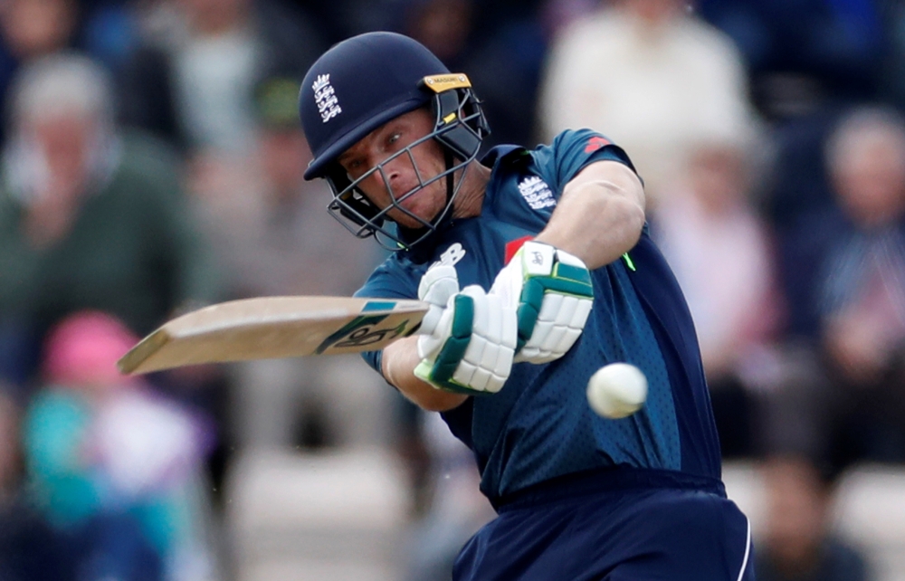 England's Jos Buttler in action  during the second One Day International against Pakistan at the Ageas Bowl, Southampton, Britain, on Saturday.    — Reuters