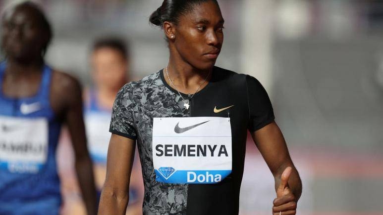 South Africa's Caster Semenya before the women's 800m at Diamond League in Doha in this May 3, 2019 file photo. — Reuters