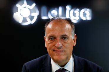 Spain's La Liga is in danger because of a proposal from European soccer body UEFA to create a Champions League that would be largely closed off to outsiders, its president Javier Tebas said Monday.