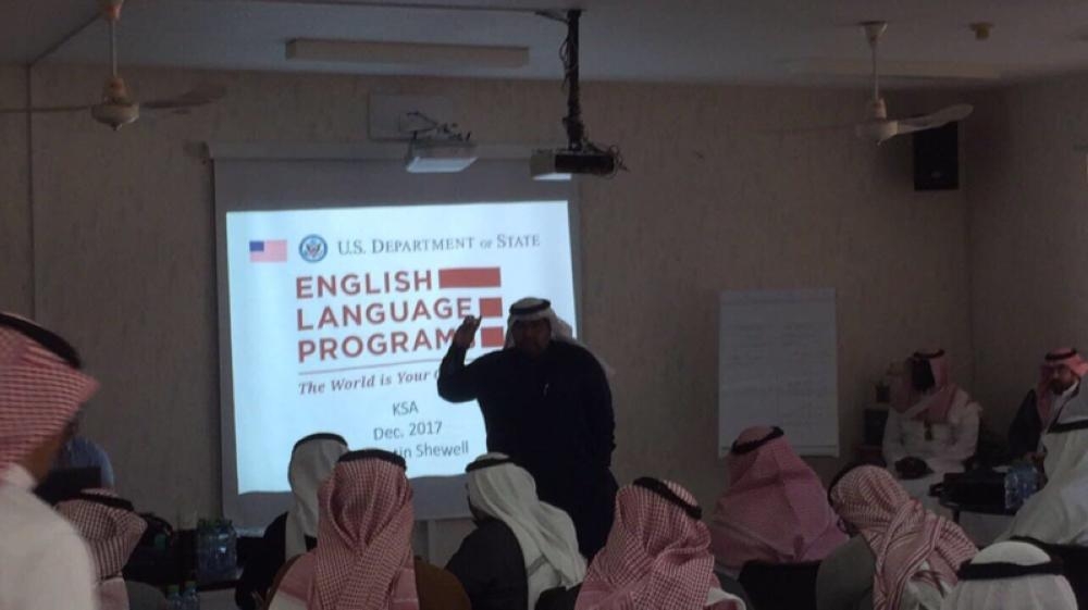 American experts train English-language teachers in this file photo. 