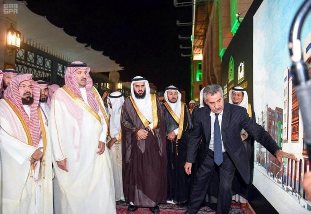 Emir of Madinah region and Chairman of the Madinah Region Development Authority Prince Faisal Bin Salman during the inauguration of the construction work of Al-Salam Museum in Madinah on Saturday. — SPA