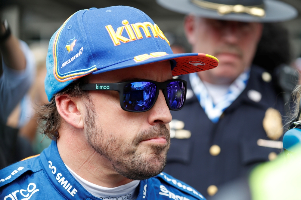 NTT IndyCar series driver Fernando Alonso fails to qualify for the 103rd Running of the Indianapolis 500 at Indianapolis Motor Speedway. — Reuters
