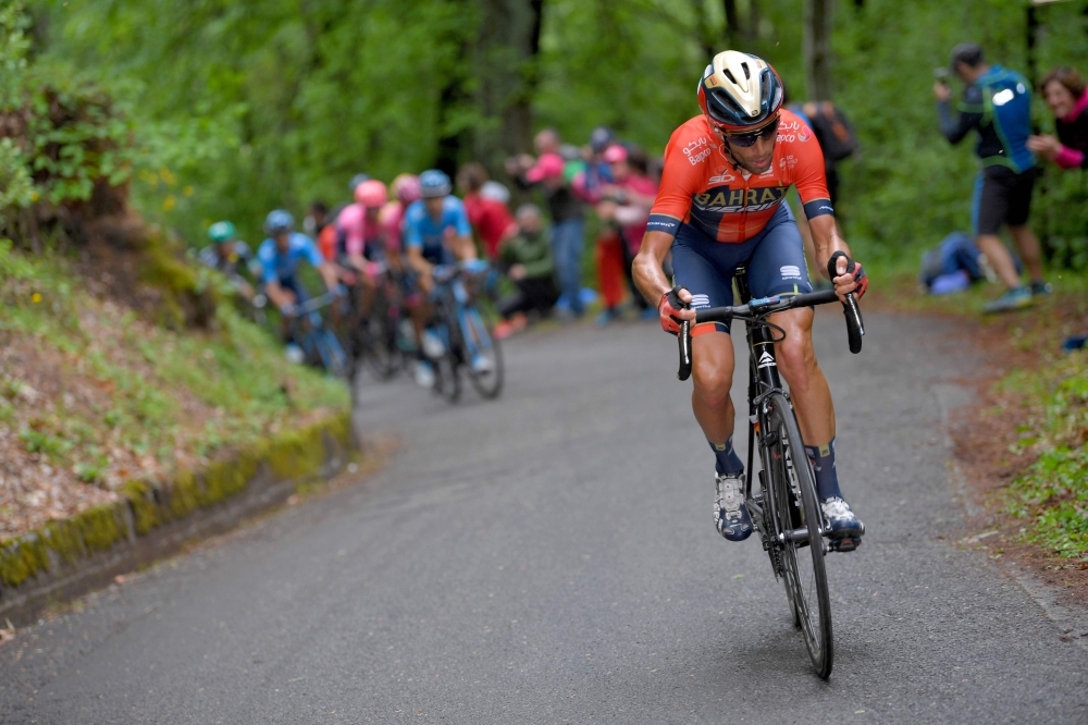 Team Jumbo rider Slovenia's Primoz Roglic climbs during the stage sixteen of the 102nd Giro d'Italia - Tour of Italy - cycle race, 226kms from Lovere to Ponte Di Legno on Tuesday. — AFP
