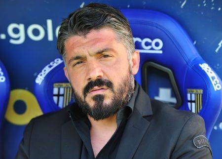 AC Milan coach Gennaro Gattuso seen in this file photo prior to the Serie A match against Parma. — Reuters