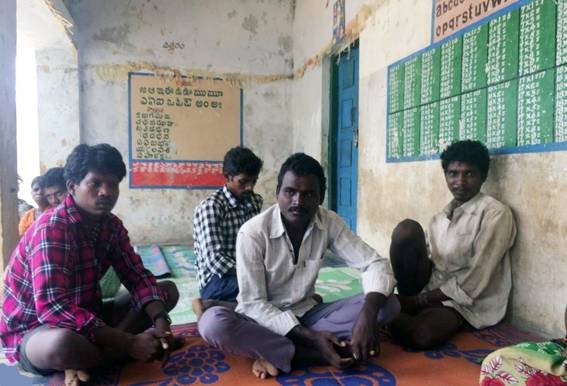 A meeting of the Chenchu community members underway in Pothanagudem village in southern state of Andhra Pradesh, India, in this file photo. — Reuters