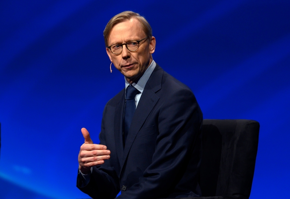 Brian Hook, the US State Department Special Representative for Iran, speaks during the American Israel Public Affairs Committee (AIPAC) conference in Washington in this March 24, 2019 file photo. — AFP