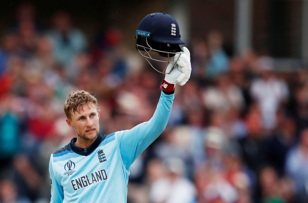 Pakistan celebrates victory over England in the ICC Cricket World Cup at the Trent Bridge, Nottingham, Britain, on Monday. — Reuters