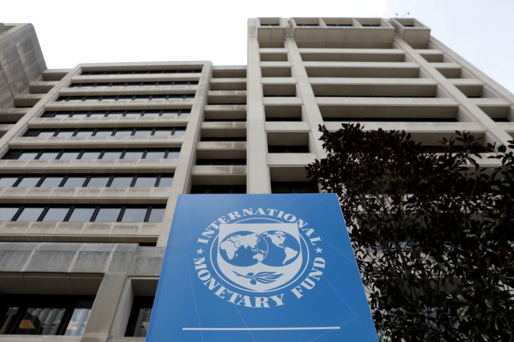 The International Monetary Fund (IMF) headquarters building is seen ahead of the IMF/World Bank spring meetings in Washington in this April 8, 2019 file photo. — Reuters