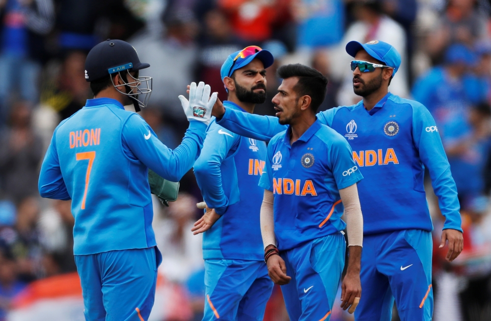 India's Rohit Sharma in action during the ICC Cricket World Cup match against South Africa at The Ageas Bowl, Southampton, Britain, on Wednesday. — Reuters