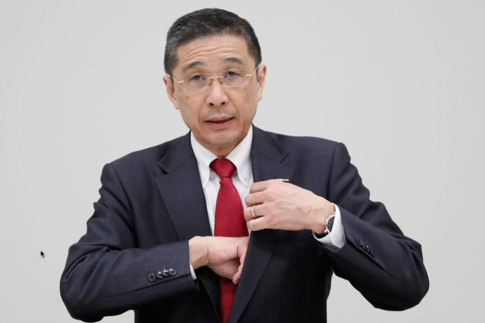 Nissan President and Chief Executive Officer Hiroto Saikawa attends a news conference at its global headquarters building in Yokohama, Japan, Dec. 17, 2018. — Reuters