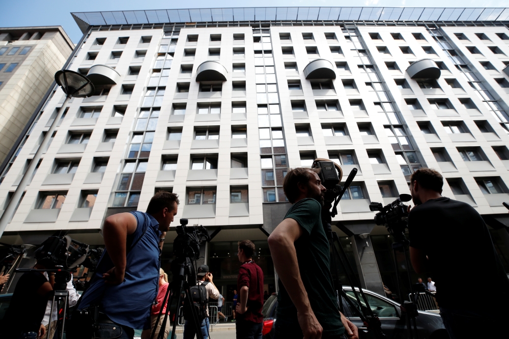A general view shows the judiciary police offices in Nanterre, near Paris on Tuesday where former UEFA president and French soccer star Michel Platini is detained for questioning in probe over awarding of 2022 World Cup to Qatar. — Reuters