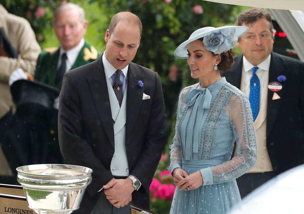 Britain's Catherine, Duchess of Cambridge and Prince William, Duke of Cambridge at Ascot. — Reuters