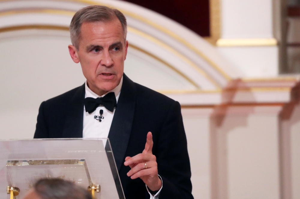 Governor of the Bank of England Mark Carney delivers a speech at the annual Mansion House dinner in London, Britain June 20, 2019. — Reuters
