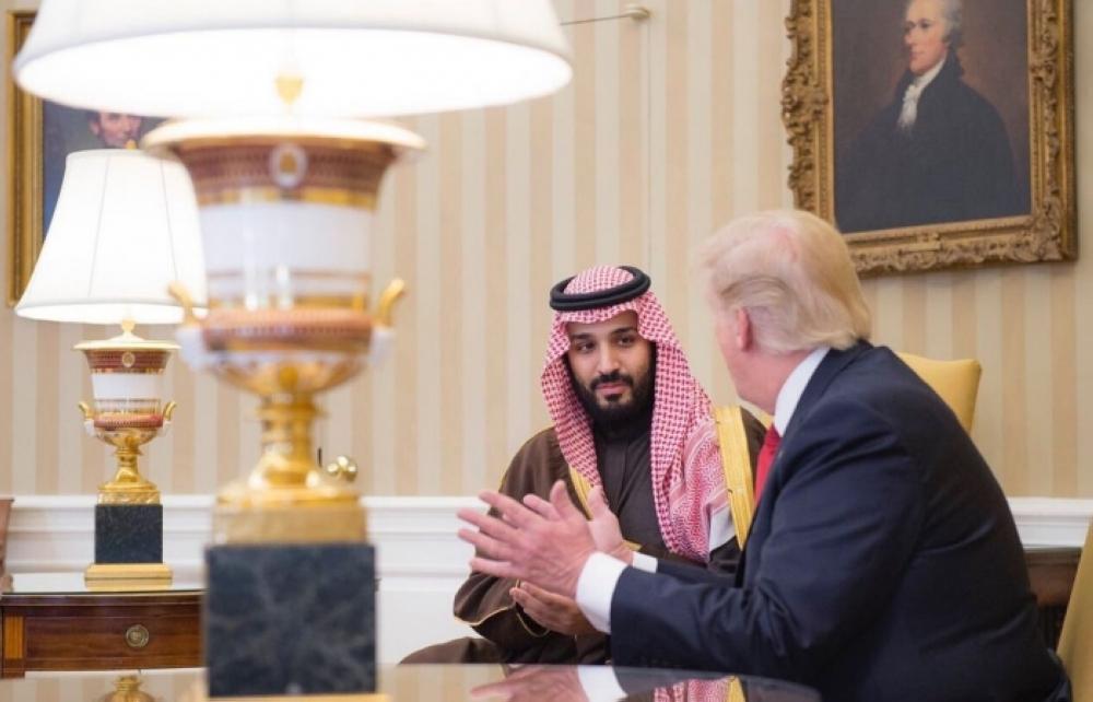 Crown Prince Muhammad Bin Salman, and US President Donald Trump at the white house in a recent visit. (file Photo)