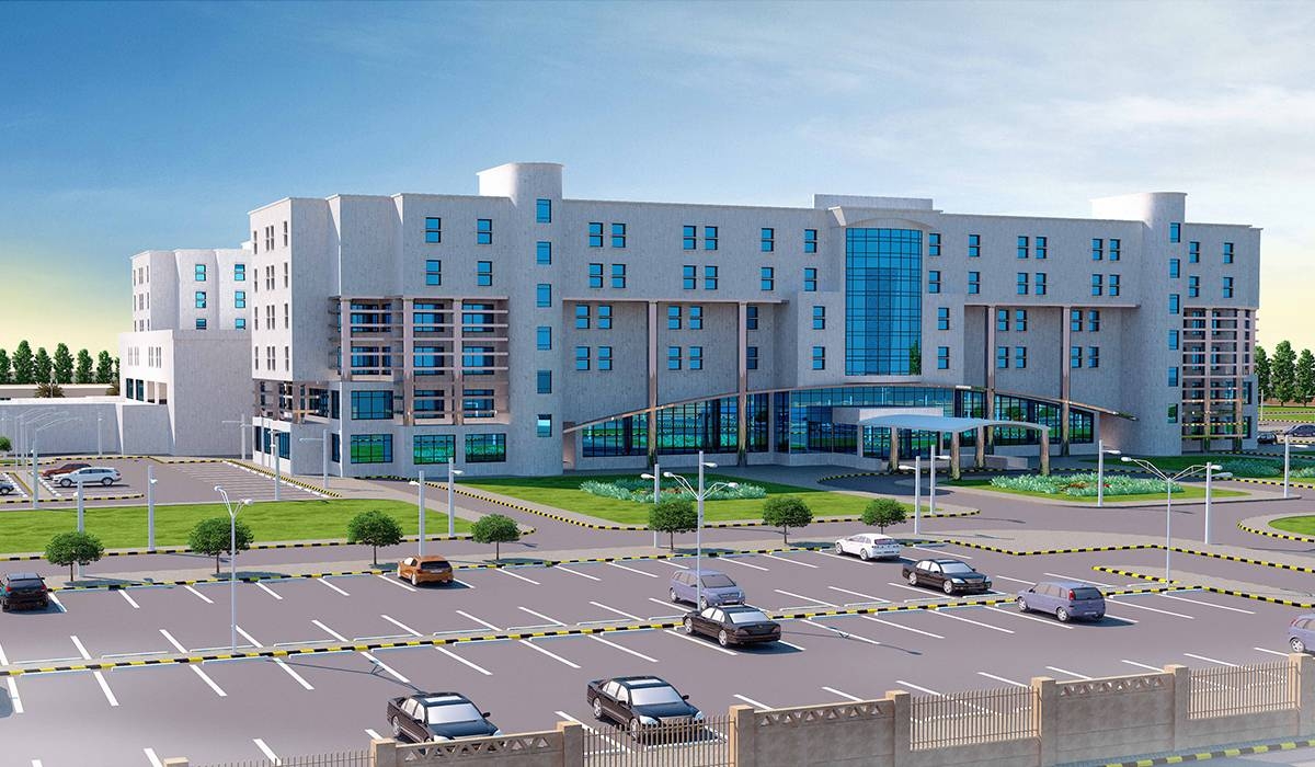 The new Maternity and Children's Hospital being built in north Jeddah.
