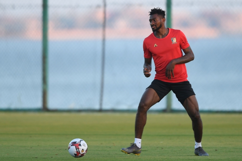 Cameroon's midfielder Andre-Frank Zambo Anguissa attends a training session in Ismailia, on Sunday, ahead of the 2019 Africa Cup of Nations (CAN) football match against Guinea-Bissau. — AFP