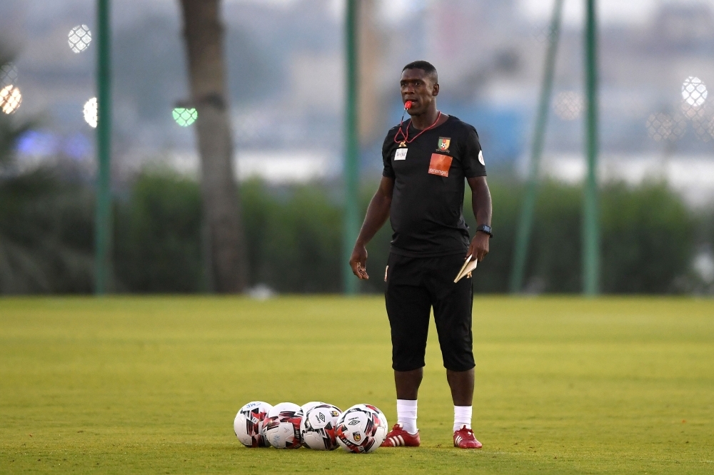 Cameroon's midfielder Andre-Frank Zambo Anguissa attends a training session in Ismailia, on Sunday, ahead of the 2019 Africa Cup of Nations (CAN) football match against Guinea-Bissau. — AFP