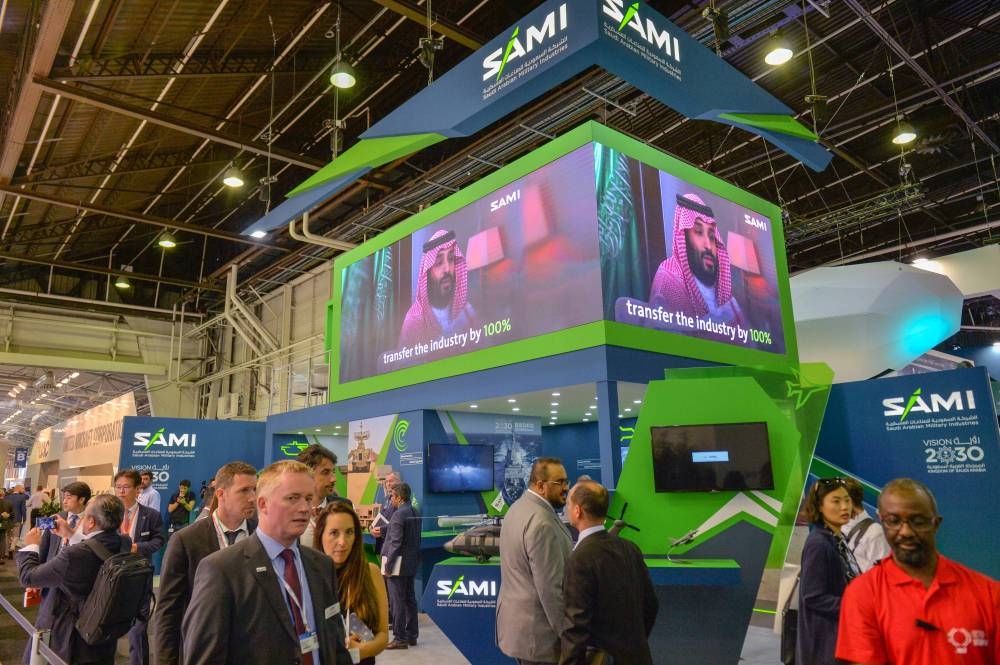 Saudi military top brass visit SAMI’s booth at Paris Air Show 2019