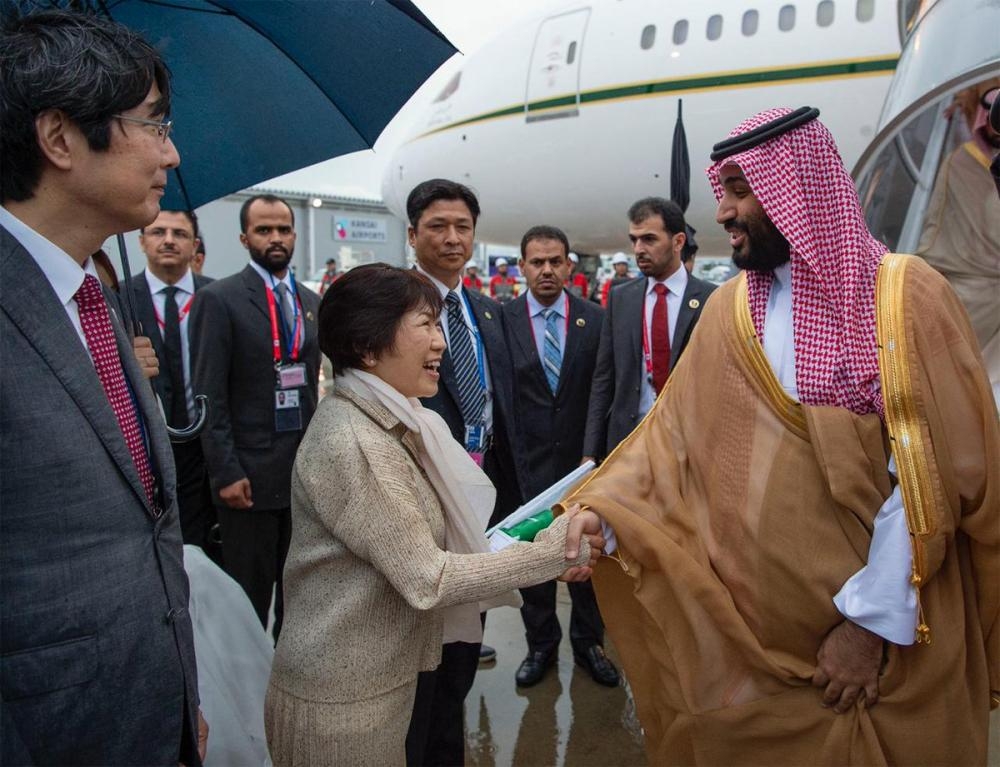 Saudi Arabia’s Crown Prince Muhammad Bin Salman arrived in Osaka, Japan