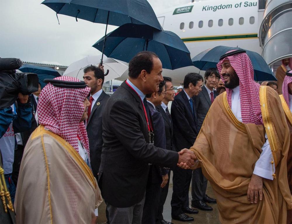 Saudi Arabia’s Crown Prince Muhammad Bin Salman arrived in Osaka, Japan