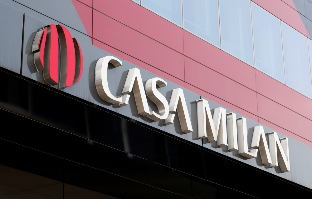 AC Milan's headquarter Casa Milan main entrance is seen in Milan, Italy, in this April 14, 2017, file photo. — Reuters