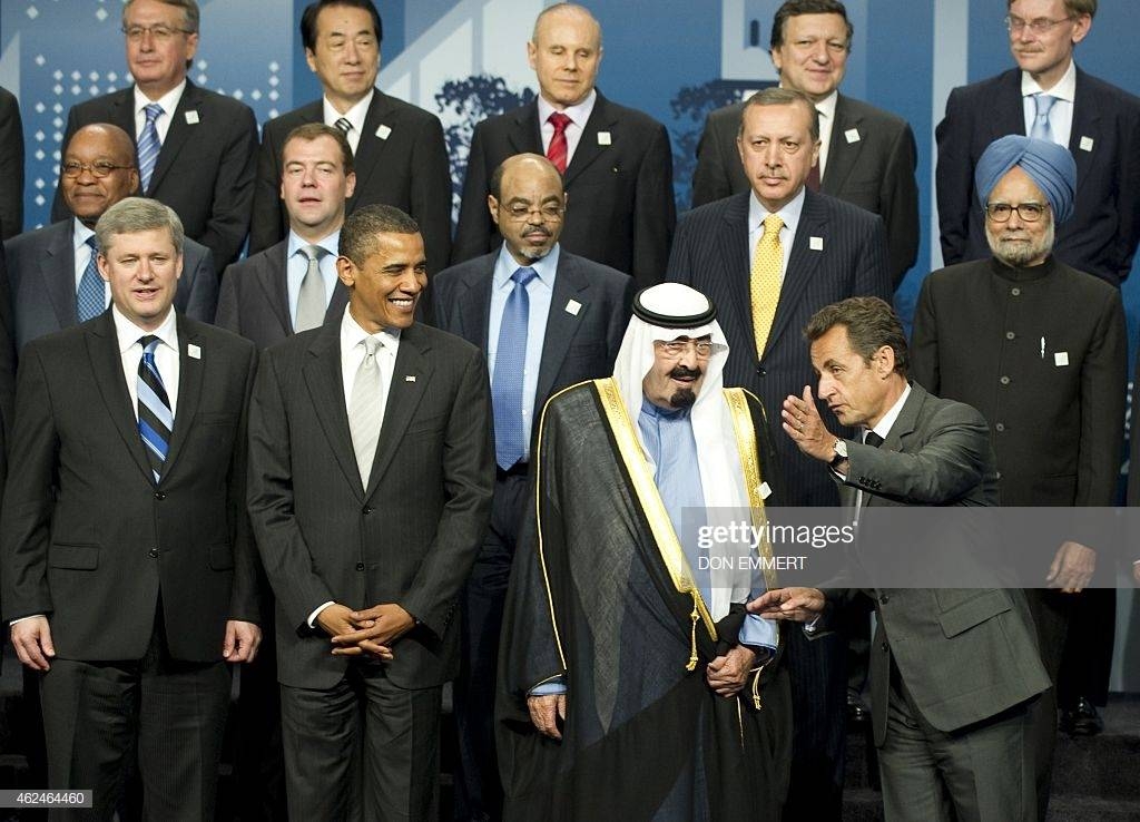 King Abdullah at the G20 summit in Toronto, Canada, on June 27, 2010.