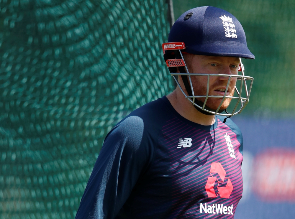 England's Jonny Bairstow during ICC Cricket World Cup nets at Edgbaston, Birmingham, Britain on Friday. — Reuters