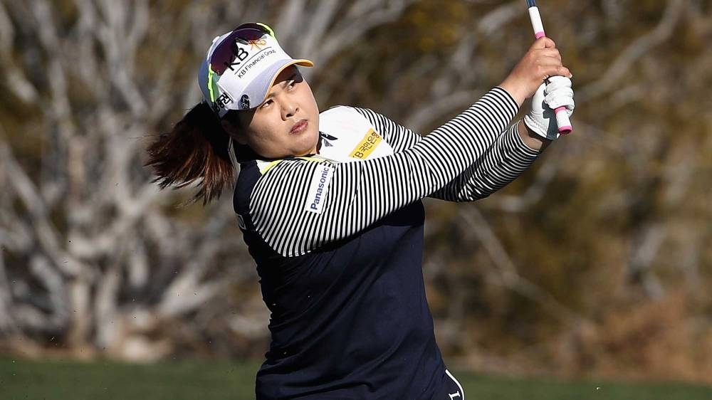 Park In-bee fired a bogey-free nine-under par 62 on Friday to grab a one-shot lead in the LPGA NW Arkansas Championship in Rogers, Arkansas.