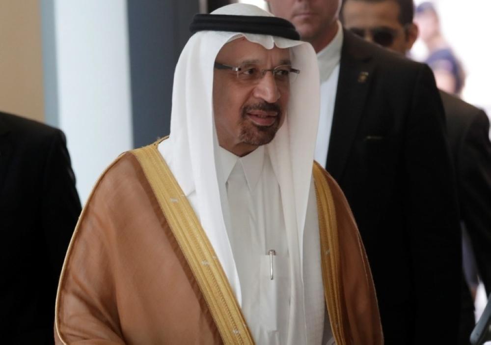 Saudi Arabia's Oil Minister Khalid Al-Falih arrives at the OPEC headquarters in Vienna, Austria, Monday. — Reuters
