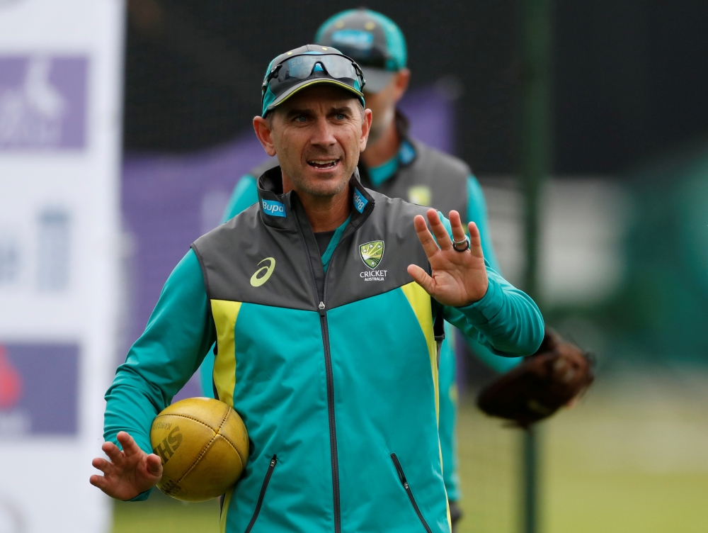 Australia head coach Justin Langer during nets at the Kia Oval, London, Britain in this file photo. — Reuters