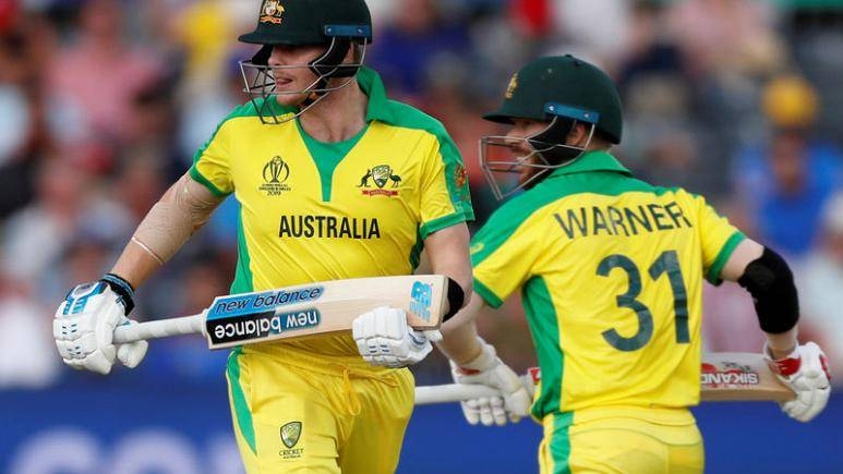 Australia's Steve Smith and David Warner in action during ICC Cricket World Cup match at the County Ground, Bristol, Britain in this June 1, 2019 file photo. — Reuters