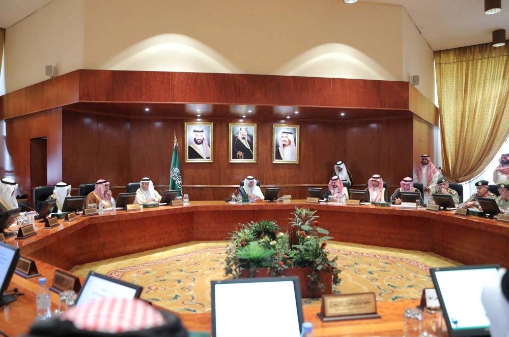 Makkah Emir Prince Khaled Al-Faisal chairs the Central Haj Committee meeting on Tuesday.