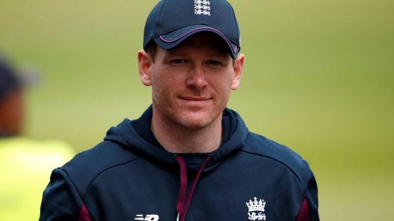 England's Eoin Morgan during nets session before the World Cup semifinal match against Australia at Edgbaston, Birmingham, Britain, on Tuesday. — Reuters