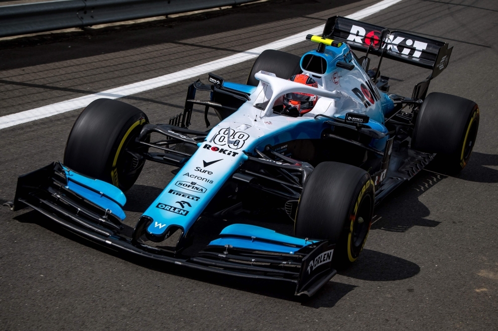 Williams' Polish driver Robert Kubica drives during first practice at Silverstone motor racing circuit in Silverstone, central England, on Friday ahead of the British Formula One Grand Prix. — AFP