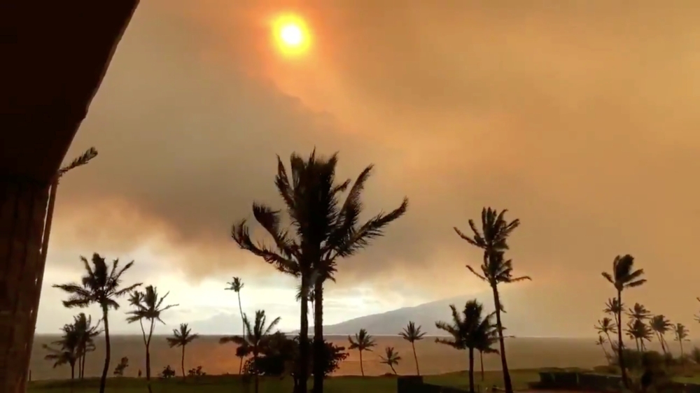 The weather is seen after wildfires in Maui, Hawaii on July 11. -Reuters