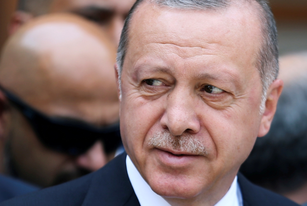 Turkish President Tayyip Erdogan is shown during a visit to Sarajevo, Bosnia, in this July 9, 2019 file photo. — Reuters