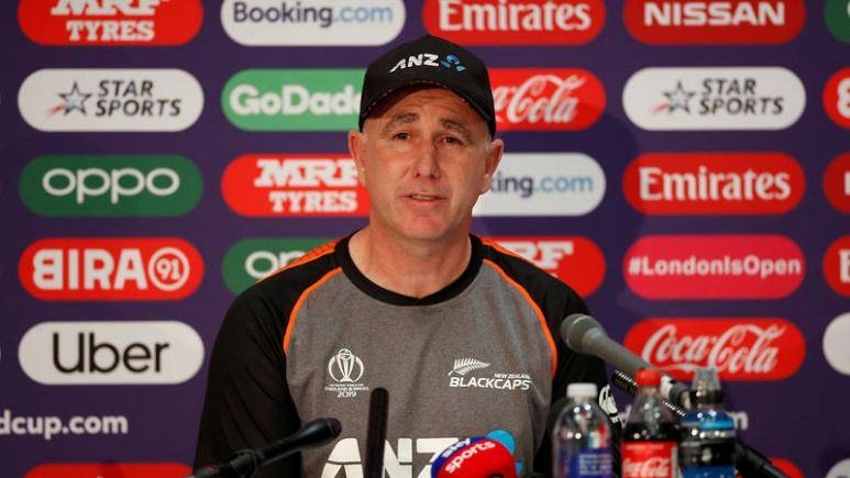 New Zealand head coach Gary Stead during a press conference at Lord's, London, in this July 12, 2019 photo. — Reuters