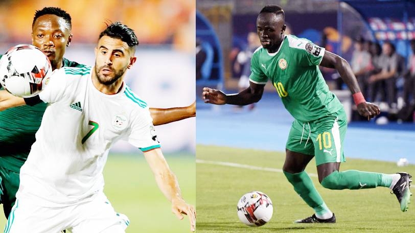 Riyad Mahrez, left, and Sadio Mane will renew their Premier League rivalry for a second time in Egypt, with Africa Cup of Nations immortality awaiting the victor of Friday's final between Algeria and Senegal. — Reuters