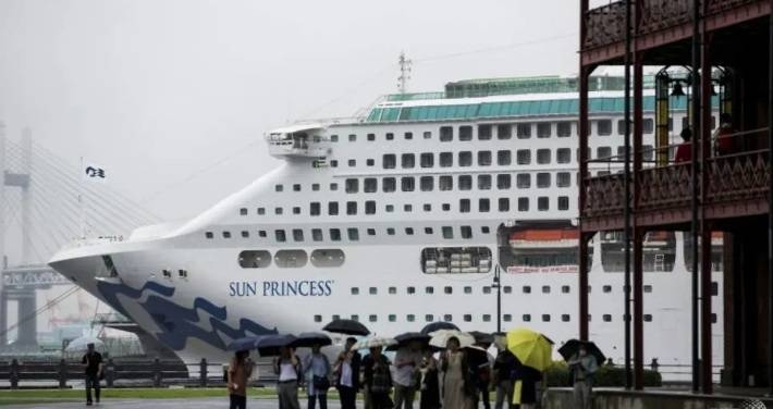 Japan's largest travel agency JTB, which has chartered the 1,011-cabin Sun Princess for the Olympic period, complete with everything from jacuzzis to a theater. — AFP