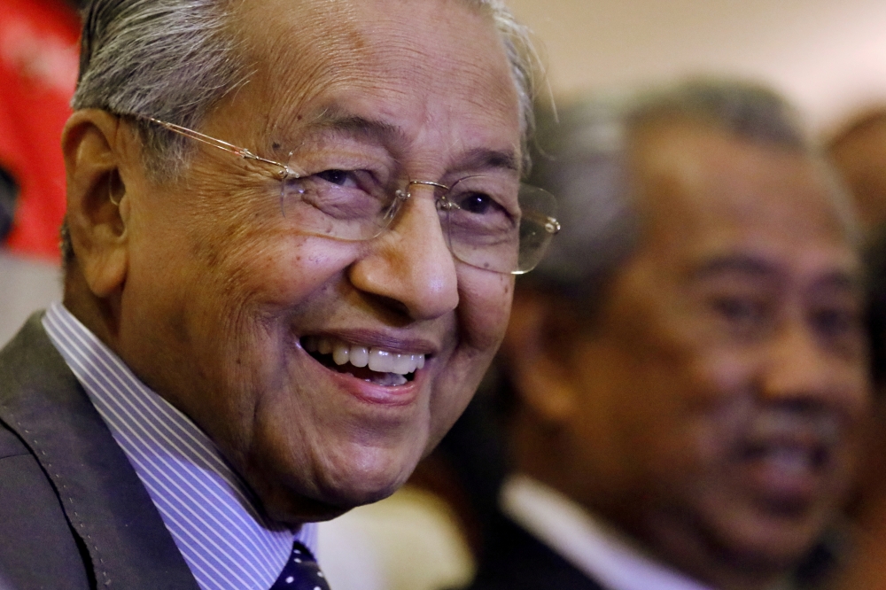 Malaysia's Prime Minister Mahathir Mohamad reacts during a news conference in Putrajaya, Malaysia, in this July 15, 2019 file photo. — Reuters