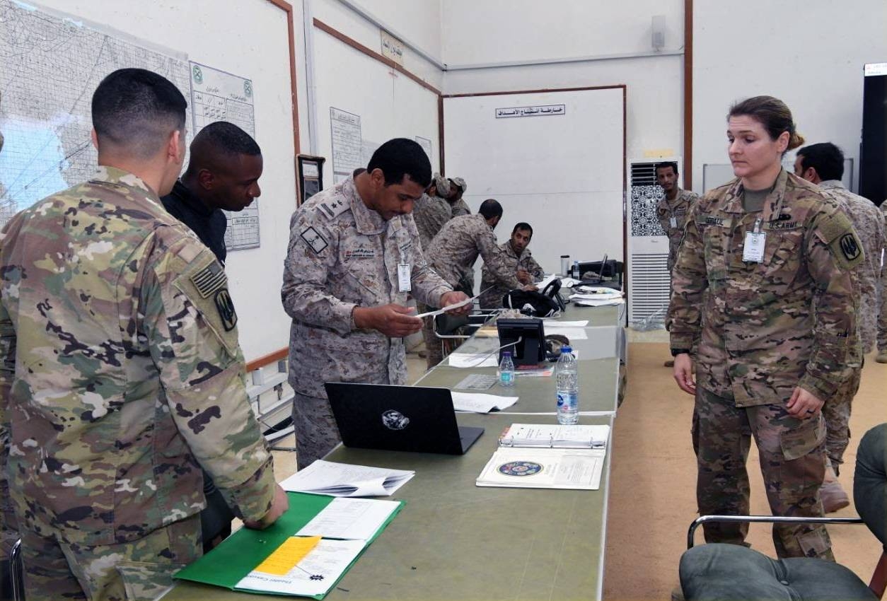 Saudi, US forces conduct joint training