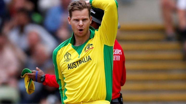 Australia's Steve Smith reacts during World Cup semifinal match against England at Edgbaston, Birmingham, Britain, in July 11, 2019 file photo. — Reuters