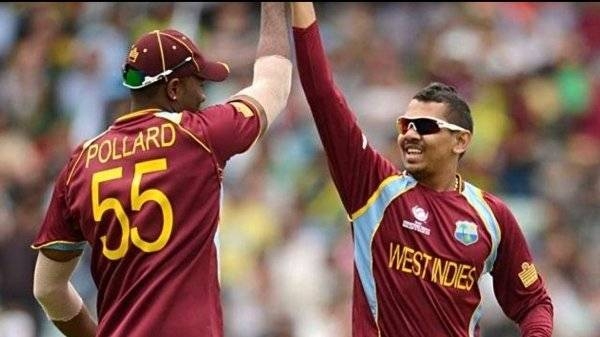 West Indies recalls Narine (R) and Pollard for T20s against India. The first two T20s against India will take place on Aug. 3 and 4 at the Broward County Stadium in Lauderhill, Florida, with the third to be held in Guyana. The two sides will also contest three ODIs and two Tests. — Courtesy photo